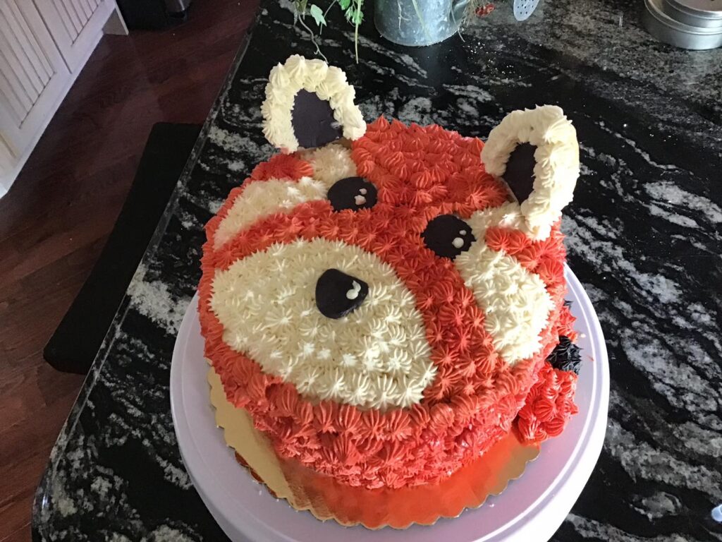 Fox Birthday Cake